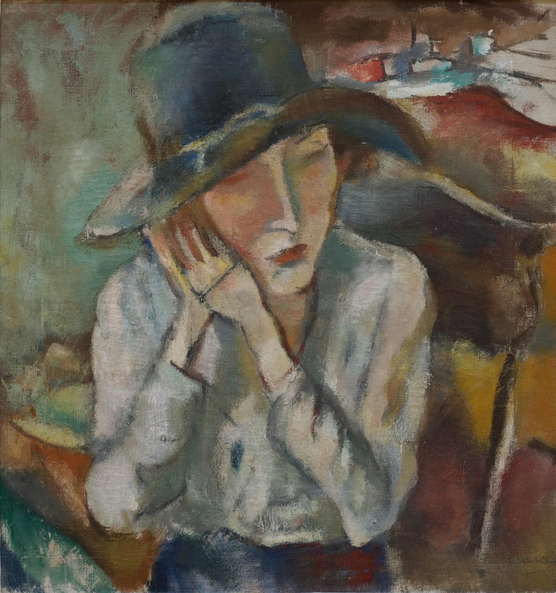  Jules Pascin - Hermine au grand chapeau